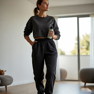 Pantalon de survêtement surdimensionné pour femme, coupe-vent, décontracté, pyjama, vêtements de sport, survêtement, pantalon de survêtement pour femme - Product Image 6