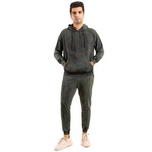 Chándal de Forro Polar para Hombre, de Alta Calidad, con Logotipo Personalizado, Sudadera con Capucha, Transpirable, Lavado Ácido, Estampado, para Invierno - Product Image 1