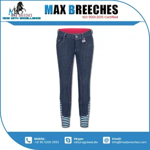 Calzones ecuestres de nailon de la mejor calidad de confianza en todo el mundo, ropa de montar cómoda, Parche de rodilla de silicona, proveedor de exportación directa - Product Image 6