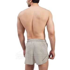 Pantalones Cortos Deportivos para Hombre, de Secado Rápido, Transpirables, Ligeros, para Gimnasio, Correr, Entrenamiento, Diseño Sólido, Cintura Media - En Oferta - Product Image 4