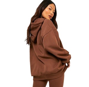 Traje de chándal de mujer de dos piezas personalizado con bolsillos para pantalones de Jogger de salón para correr conjunto de trajes - Product Image 4