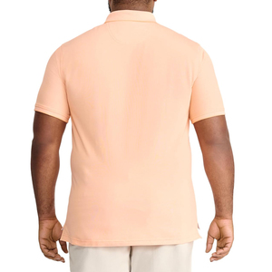 Polo pour hommes grande taille, confortable et élégant, respirant, motif uni décontracté, coupe confortable - Product Image 4