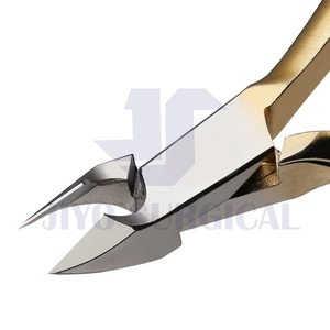 Pince à cuticules professionnelle en acier inoxydable et or de qualité supérieure pour podologie, livraison rapide, vente en gros - Product Image 4