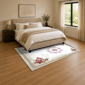 Tapis RUGS DEPOT LXDP-1021 en gros, multicolore, neutre, contemporain, abstrait, imprimé numériquement, lavable en machine, en chenille, antidérapant - Product Image 3