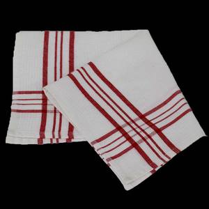 Serviettes de cuisine en lin 100% coton, durables et douces, à rayures multiples, provenant d'un exportateur et fournisseur indien à un prix de marché fiable - Product Image 5