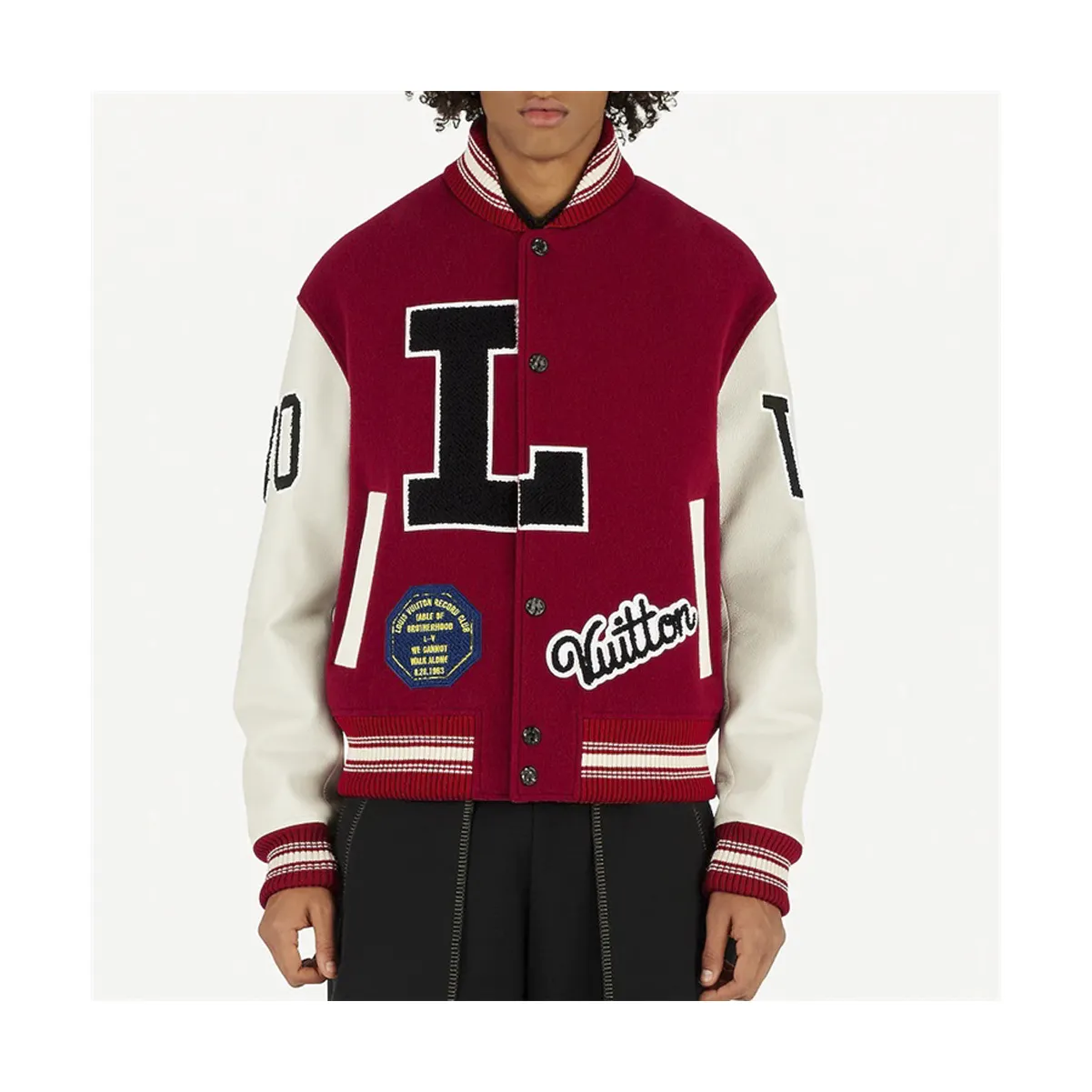 Hochwertige Farb kombination mit Stick logo Varsity Letterman Jacken Benutzer definierte Patches College Varsity Jacken