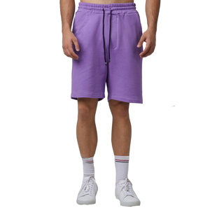 Men's Custom Design Cotton <b>Fleece</b> Sweatshorts 100% Knitted Plain Cotton Solid Casual Style Drawstring Closure Front Logo - Product Image 1