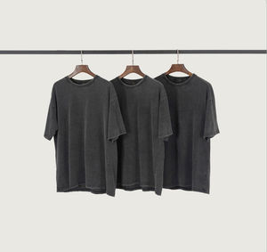 เสื้อยืดผู้ชายทรงสลิมน้ำหนักเบาซักได้พิมพ์โลโก้แบบกำหนดเอง - Product Image 5