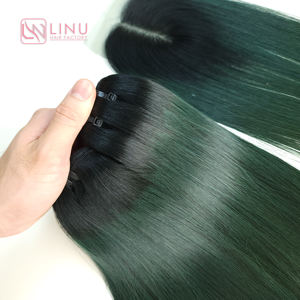 100% peluca vietnamita cruda vendedores al por mayor Super doble dibujado cabello humano Original vietnamita peluca onda hueso pelucas rectas - Product Image 5