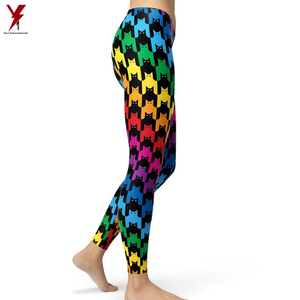 Mallas sublimadas para mujer, Push Up, Fitness, gimnasio, deporte, correr, Yoga, cintura alta, mallas sublimadas para mujer - Product Image 2