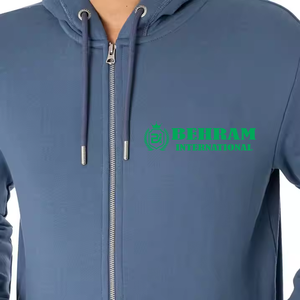 Sweat-shirt à capuche zippé en molleton 100 % coton de haute qualité, respirant, séchage rapide, confortable, grammage lourd, best-seller - Product Image 3