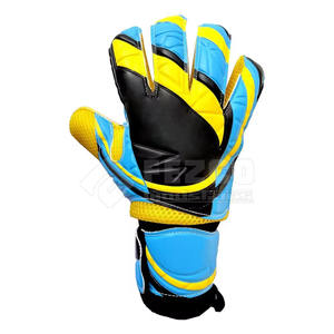 Guantes de portero de cuero de alta calidad con protección flexible para los dedos Forro interior suave para mayor comodidad en las manos - Product Image 2