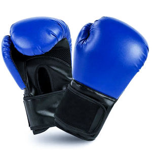 Gants de boxe durables avec logo personnalisé Gants d'entraînement sportif de gymnastique de qualité XL Adultes Protection des mains 6oz 10oz 14oz Fabriqué en cuir PU - Product Image 1