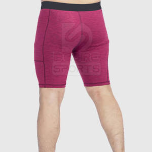 Shorts de compression pour hommes de haute qualité fabriqués au Pakistan, taille élastique, tissu en toile solide, marque privée - Product Image 6