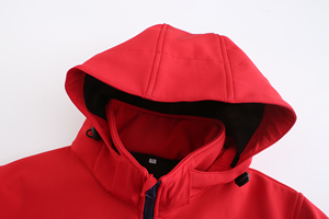 Chaqueta Deportiva Softshell de Invierno Personalizada OEM, Estilo Urbano, Transpirable, Impermeable, de Secado Rápido, Cortavientos, con Cuello Alto - Product Image 2