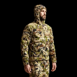 Veste de chasse imperméable coupe-vent en softshell orange camouflage pour homme, respirante, pour la chasse au canard en plein air - Product Image 3