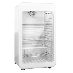 Mini Refrigerador Comercial para Bar - 495 mm - 113 L - con 1 Puerta de Vidrio y Bisagras Reversibles - Blanco - Puerta de Vidrio Doble - Product Image 3