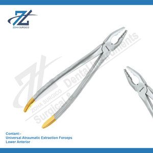 Fórceps de extracción atraumática Universal Anterior inferior Fabricante de instrumentos quirúrgicos dentales estándar de calidad alemana Pakistán - Product Image 2
