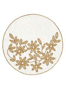 Set de table rond fait main en perles vintage pour mariage, maison, écologique, durable, couleur et taille personnalisées - Product Image 5