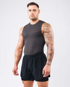 Men Tank <b>Top</b> Sleeveless Training Shirt Muscle Workout Gym Vest Lightweight And Breathable Quick Dry Fabric - Product Image 3