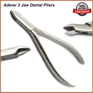 Alicates de Ortodoncia de Tres Mandíbulas para Doblar Alambres, Reutilizables, Manuales, de Acero Inoxidable, Instrumentos para Puentes Óseos - Product Image 6