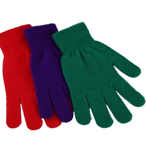 Gants tactiles unisexes en tricot extensible uni en acrylique/coton, doigts entiers, chaleur, respirants, écologiques, pour le sport quotidien, l'hiver - Product Image 5