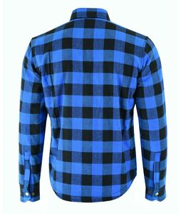Chemise de flanelle de moto personnalisée avec bouton pression sur le devant Vente en gros Prix direct du fabricant Street Biker Armor Shirt - Product Image 2
