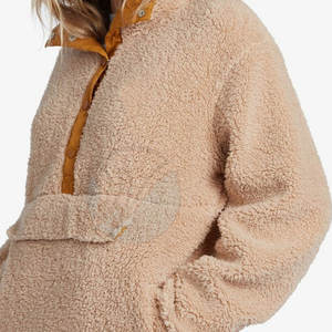 เสื้อสเวตเตอร์สวมหัวขนแกะเชอร์ปาสำหรับผู้หญิงสินค้าออกใหม่ลำลองใส่ออกกำลังกายในฤดูหนาว - Product Image 4