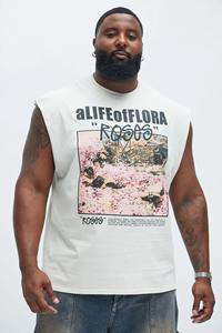 Custom <b>Men</b> Cropped Sleeveless Tank Top 100%Cotton Acid <b>Washed</b> Stringer Tank Top DTG Printing breathable trendy Tank Top - Product Image 6