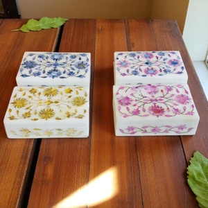 Indian Supplier Handmade Marble Jewelry <b>Box</b> Stylish and Functional for Gifting or Daily Use Available at Competitive Price - Product Image 2