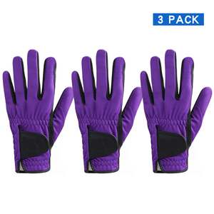 Meilleure vente gants de golf professionnels en cuir de mouton Cabretta pour gaucher logo personnalisé prix usine grande qualité pour le sport - Product Image 4