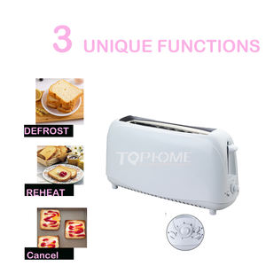 <b>Long</b> <b>Slot</b> 2-Slice Electric Automatic Bread <b>Toaster</b> Household Plastic Housing <b>Toaster</b> for Cooking Breakfast for Home Kitchen Use - Product Image 5