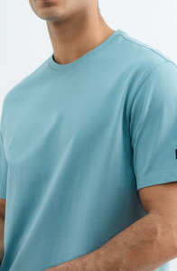 Best Quality Custom <b>Men's</b> Streetwear T-<b>Shirt</b> 240g-280g Heavyweight Cotton Dropped Shoulder Cool Knitted Fabric - Product Image 5