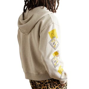 Sudaderas con capucha para hombre Sudadera con capucha personalizada Elegante Diseño de manga impresa Moda informal Streetwear Venta al por mayor Cómodo Cálido - Product Image 2