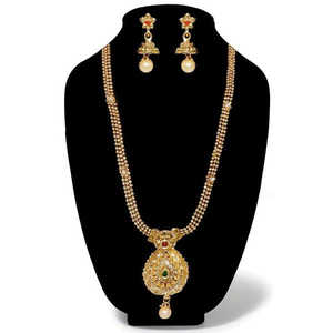 Kriaa Pota Stone Plaqué Or Fine Jewelry Set 1109810 Collier - Product Image 1