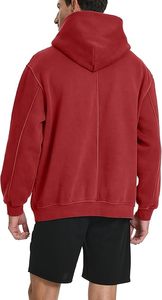 Sudaderas con capucha informales de invierno para hombre, color sólido, ajuste Regular, 100% algodón, ropa de moda transpirable ecológica - Product Image 6