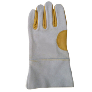 Guantes de soldadura de cuero demandables con protección de mano de alta calidad 100% - Product Image 2