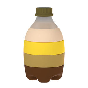 Hot Sale OEM ODM New Arrival BPA Free Food Grade Soda <b>Bottle</b> <b>Baby</b> Silicone Stacking Toys Wholesale Educational Gift Set - Product Image 1