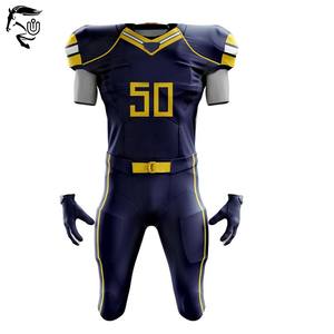 "Conjuntos personalizados de fútbol americano unisex 2025 | Ropa deportiva sublimada de poliéster de alta calidad Fabricante OEM/ODM" - Product Image 4