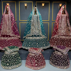 Bestseller farshi lehenga choli avec de riches broderies neuves et une grande ampleur élégante et élégante - Product Image 1