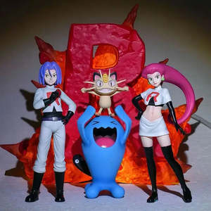 4 Piece New Plastic for Pokemon <b>Action</b> <b>Figure</b> Set Model Toy Decorations for Kids Box Packaging Anime Accessories Character ODM - Product Image 5