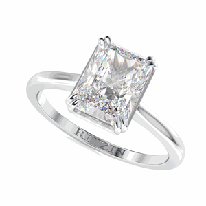 แหวนหมั้นเพชรซ่อนรัศมีสำหรับผู้หญิง - Product Image 5