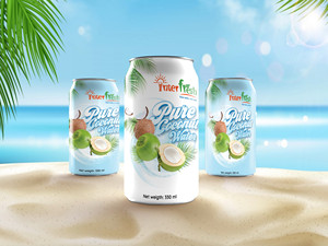 น้ำอัดลมน้ำมะพร้าวบริสุทธิ์จากธรรมชาติ100% แปลกใหม่เครื่องดื่มปราศจากน้ำตาลจากเวียดนาม - Product Image 3