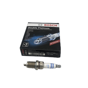 Jeu <span class=keywords><strong>de</strong></span> bougies d'allumage <span class=keywords><strong>BOSCH</strong></span> Platinum 0242245576 modèle FR5KPP332S pour Audi OEM remplacement nouvel état - Product Image 5