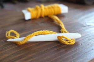 Aguja de Bordar de Cuerno de Búfalo, Aguja de Bordar Puntiaguda para Lana y Hilo, Accesorio de Costura Duradero para Tufting y Costura - Product Image 4