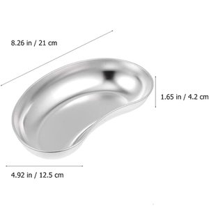 ถาดไต 8 นิ้ว สแตนเลสเกรดทางการแพทย์ วัสดุเยอรมัน คุณภาพสูง แบบกลวง ไม่มีแม่เหล็ก MEDIHEAL SURGICAL - Product Image 1