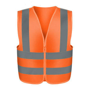Gilet de sécurité haute visibilité pour la construction, gilet de sécurité réfléchissant haute visibilité pour hommes, vente chaude, 100% polyester respirant - Product Image 2