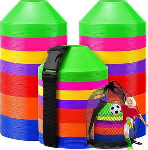 Cônes de marquage de vitesse pour l'entraînement au football, en PVC souple et HDPE, personnalisés, numérotés, écologiques - Product Image 3