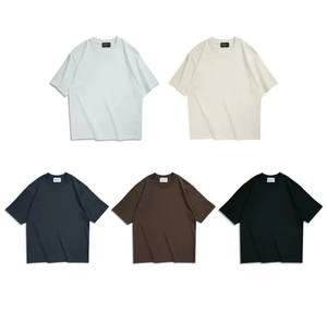 T-shirt en gros 180g t-shirts 100% coton doux unisexe impression personnalisée t-shirts haute qualité graphique T-shirt hommes T-shirts - Product Image 4