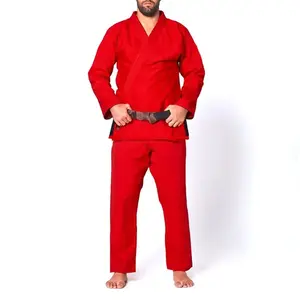 Top Quality Supplier Jiu Jitsu MMA Grappling Wear 100% Cotton Custom Made Jiu Jitsu Gi Suits